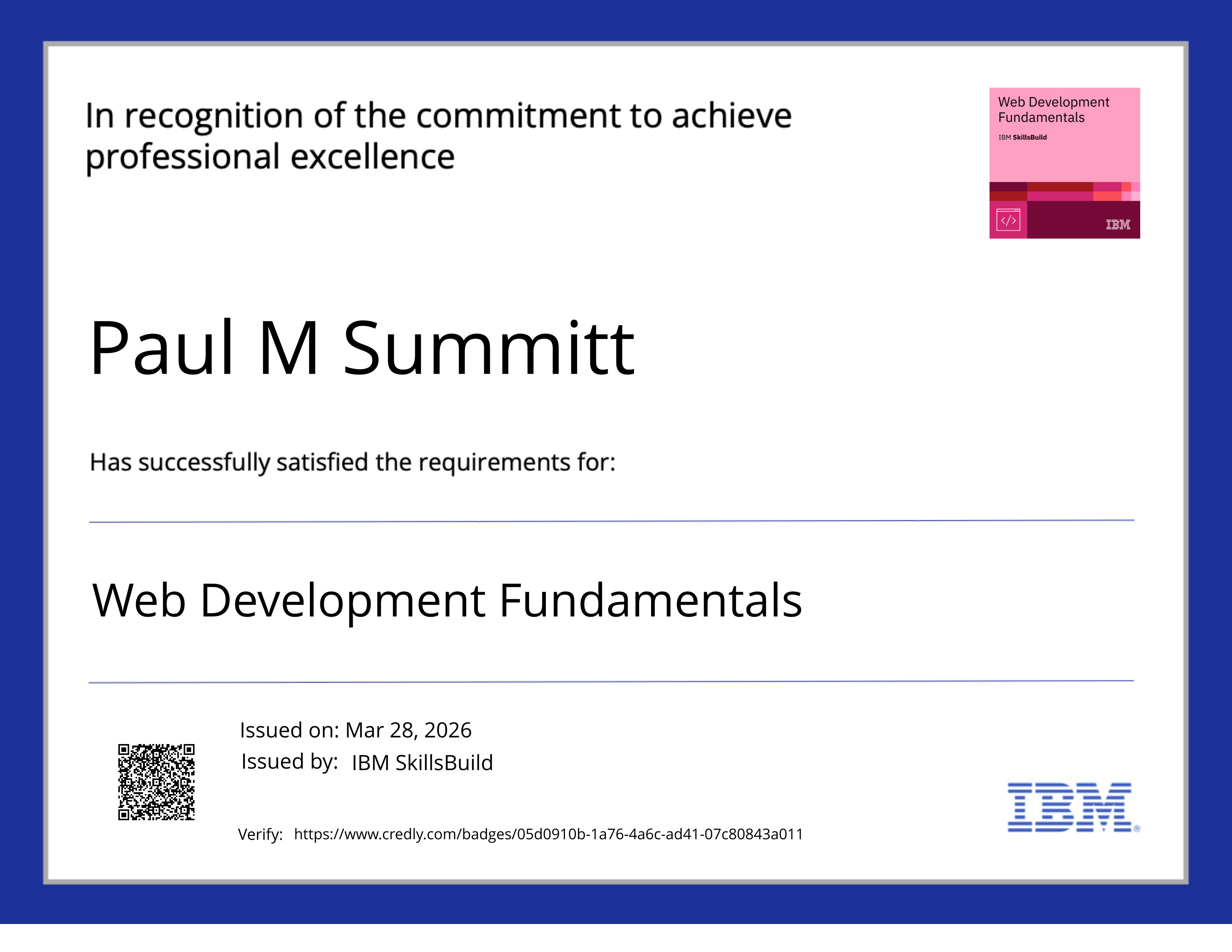 IBMDesign Web Development Fundamentals